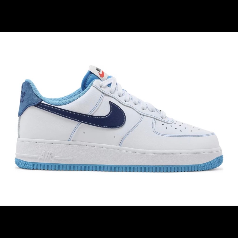 2021 Air Force 1 07 White University Blue NEW IN BOX!